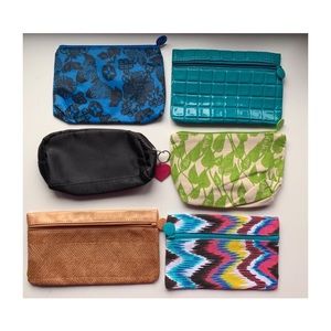 6 Piece Ipsy Fashion Cosmetic Makeup Bag